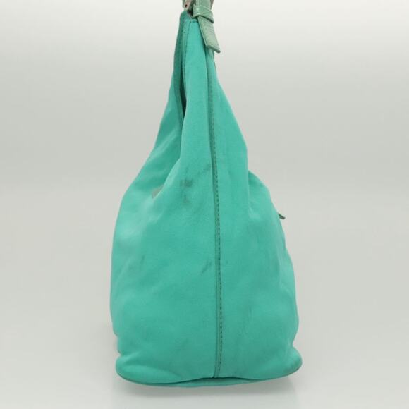 FENDI Shoulder Bag Nylon Green Silver - Picture 5 of 13